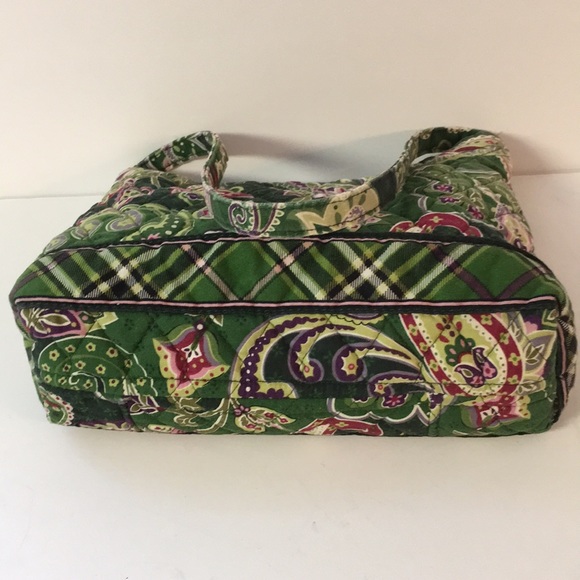 Vera Bradley Chelsea Green Retired Sm Shoulder Bag - Picture 4 of 8